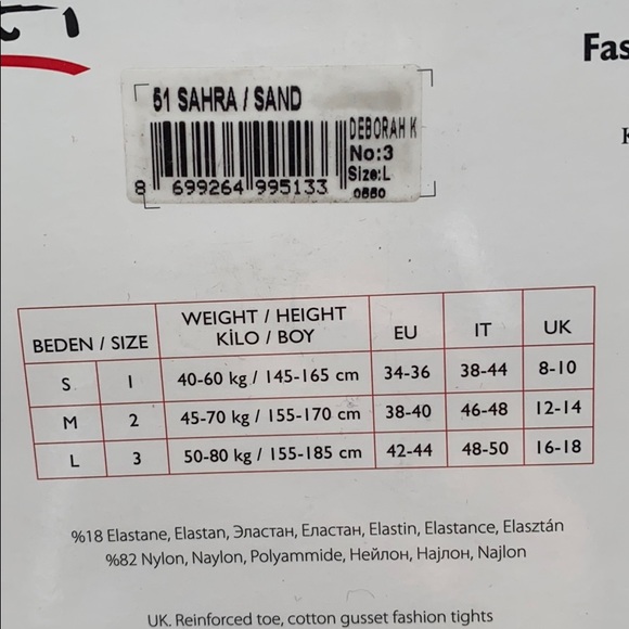 Vintage design stocking/tights with lace design - Picture 3 of 7